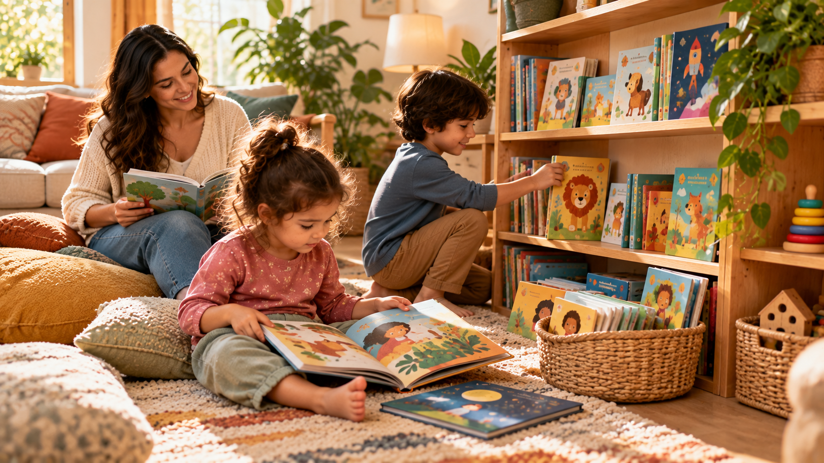 Como Montar uma Biblioteca Infantil em Casa