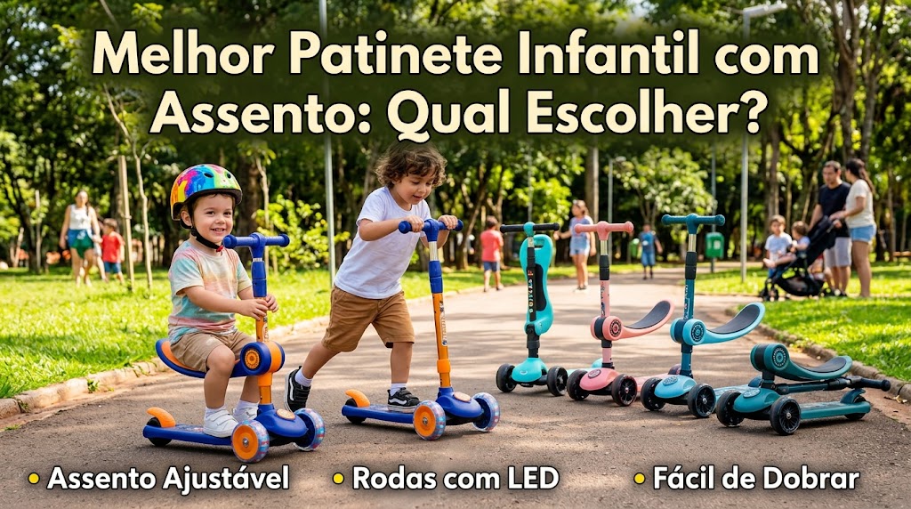 Melhor Patinete Infantil com Assento: Qual Escolher?